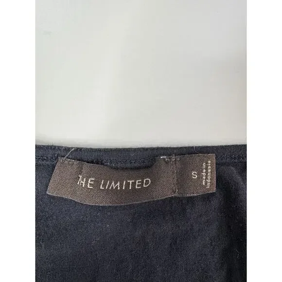 The Limited Womens Leopard Cowl Neck Sleeveless Top S Cheetah Animal Print Y2K - Picture 5 of 10